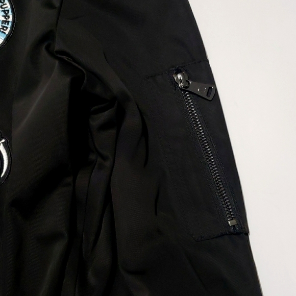 BERNARDO Bomber Jacket with Patches Unisex - Picture 5 of 13